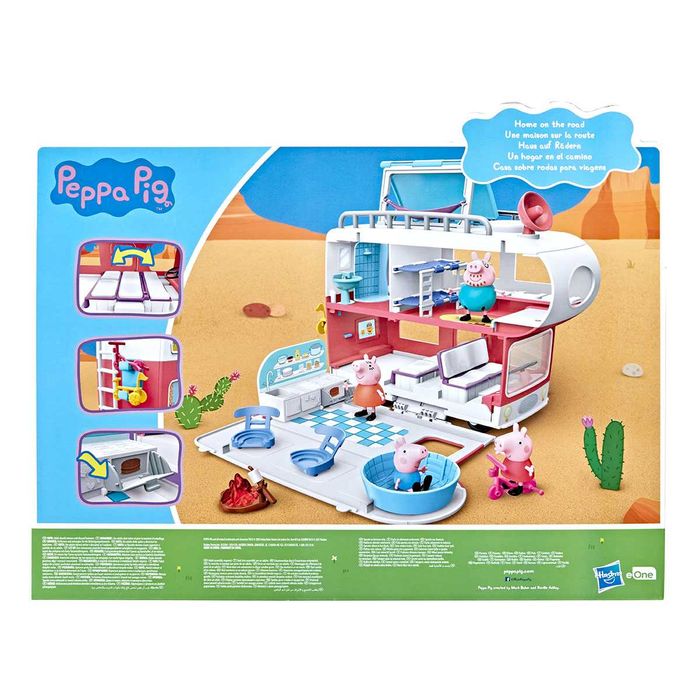 F2182 Ігровий набір Peppa Сімейний кемпер Пеппи (4 фігурки, звук)