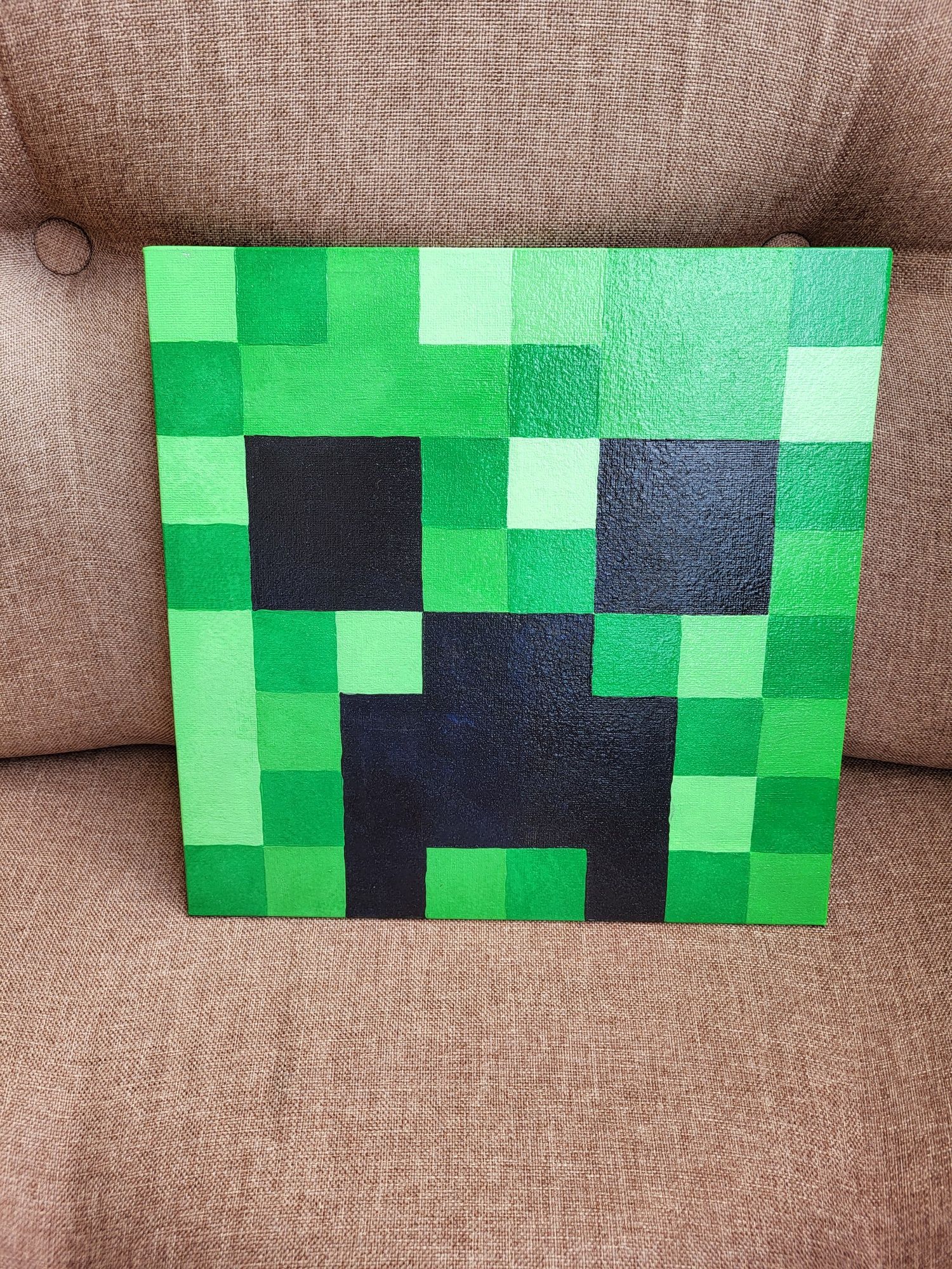 Minecraft  - obraz Creeper