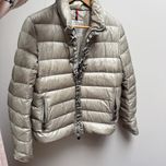Kurtka moncler oryginalna zloto srebrna damska letnia