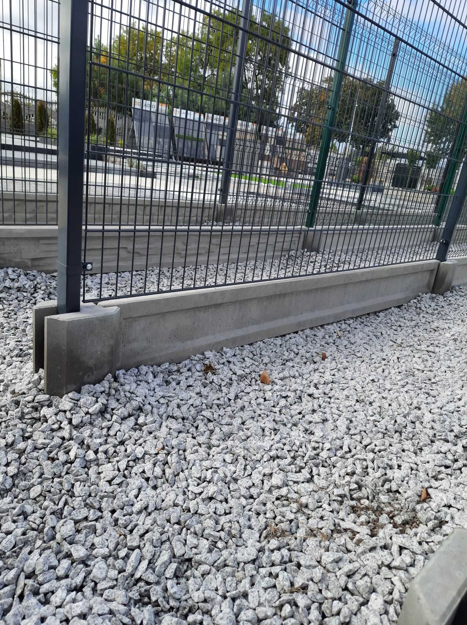 Ogrodzenia panelowe 1,3m fi 4; podmurówka 25 cm panele, WYPRZEDAŻ