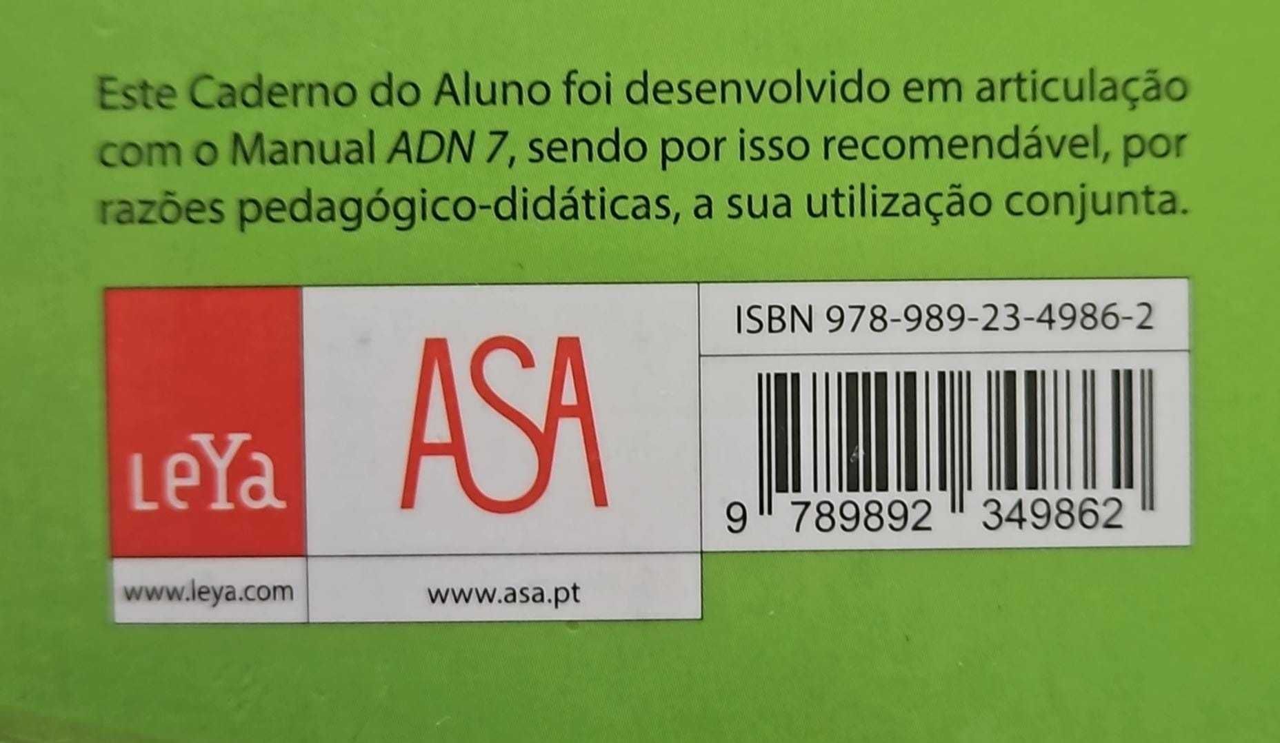 Livro de Fichas 7 Ano ADN