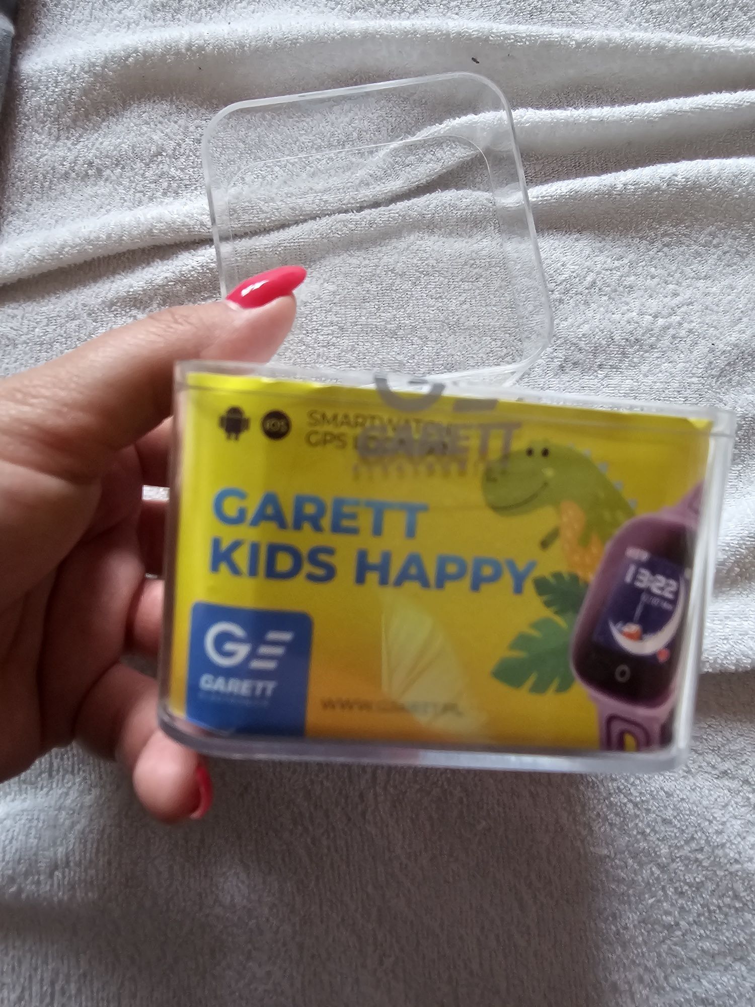 Garett Smartwatch Garett Kids Happy niebieski zegarek