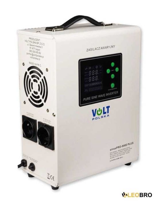 Гібридний ДБЖ/інвертор VoltPolska SINUS PRO1200E PLUS 12/230V 800/1200