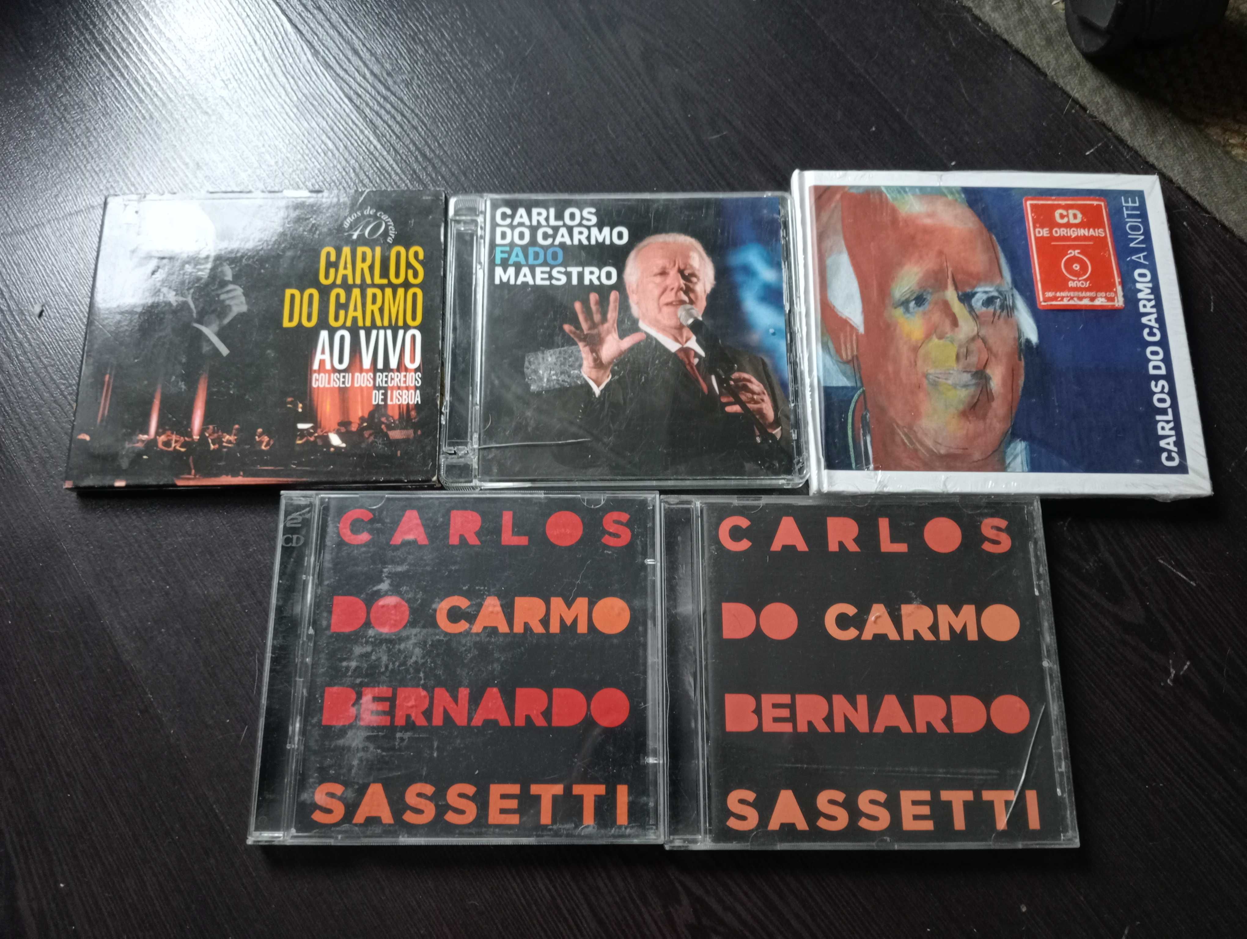 Conjuntos CDs fado Amália, Aldina, Ana Moura, Camané e Carlos do Carmo