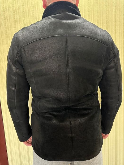 Чоловіча дублянка з хутра ягняти XL-L 50