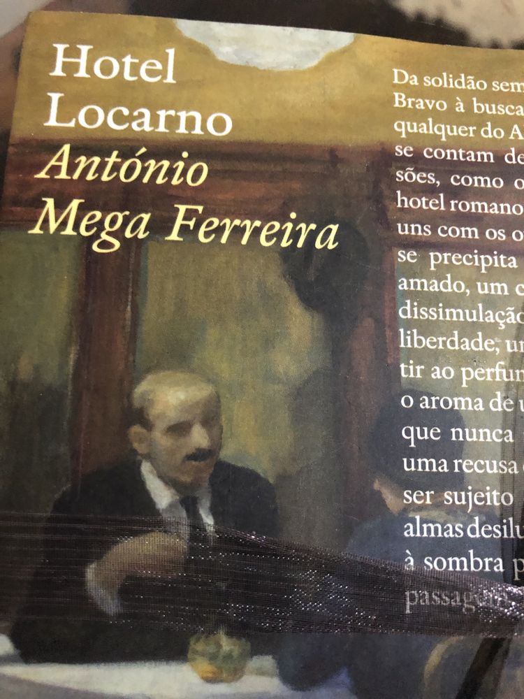 Livro Hotel Locarno Antonio Mega Ferreira