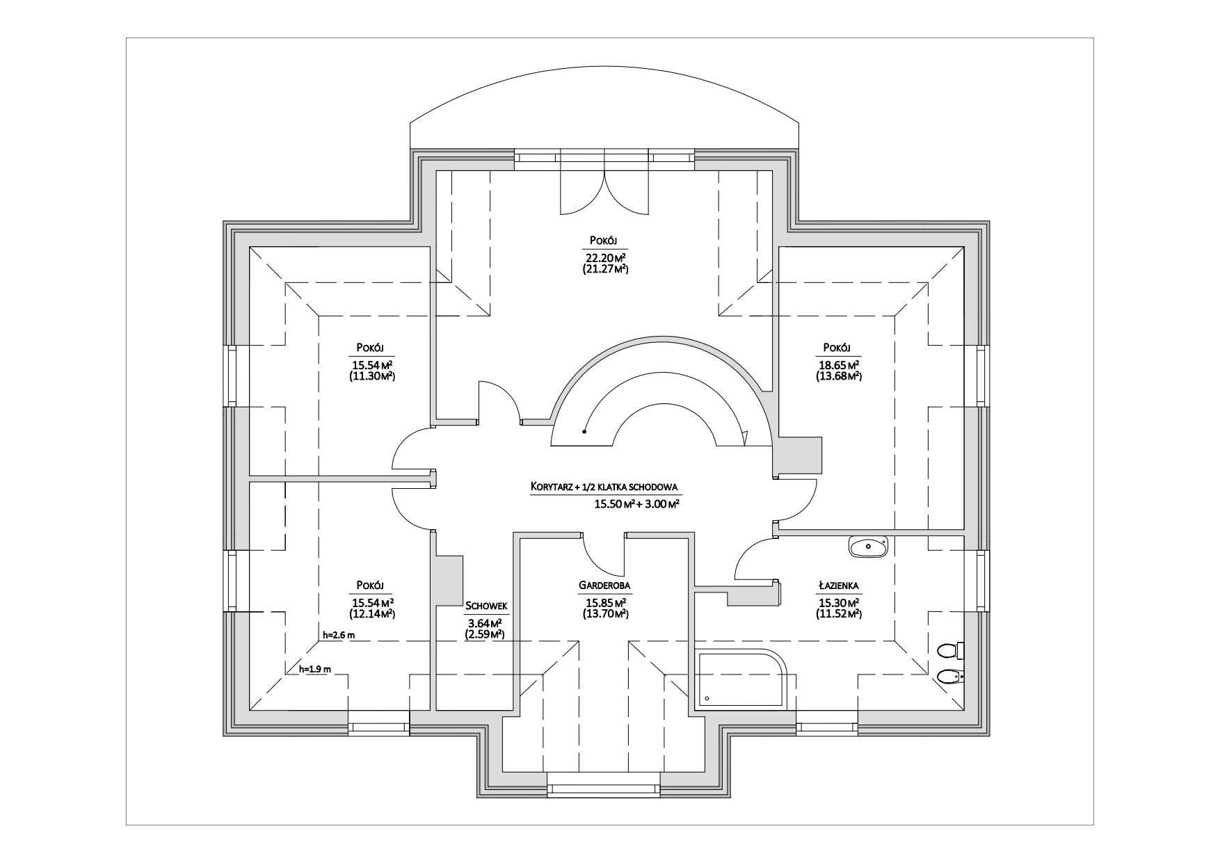 Dom 233 m2 z działką 1500 m2 w Janówku Drugim