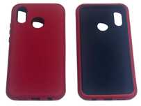 Plecki, Etui Pancerne Defender Solid Huawei P20 Lite kolor: czerwony