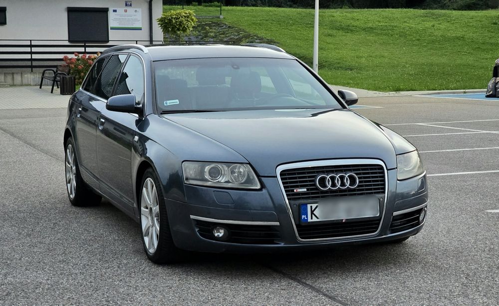 Audi A6C6 S-Line 3.0TDI V6 233KM Quattro~Skóra~Kamera Cofania~Navi~