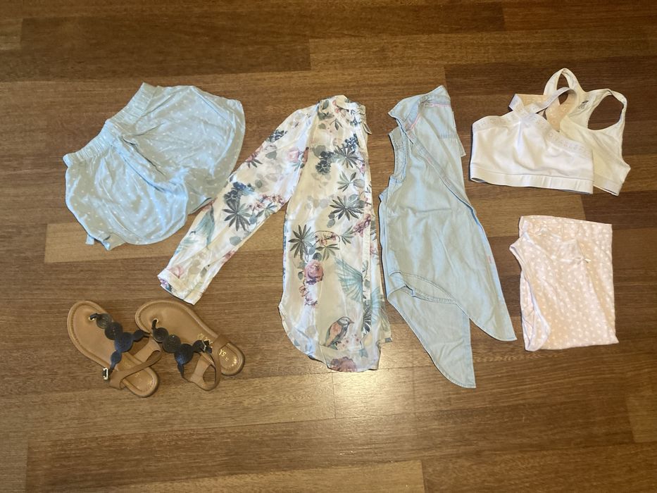 Bardzo duży zestaw ubrań dla dziewczynki 10-11 lat,142-152 cm.paka