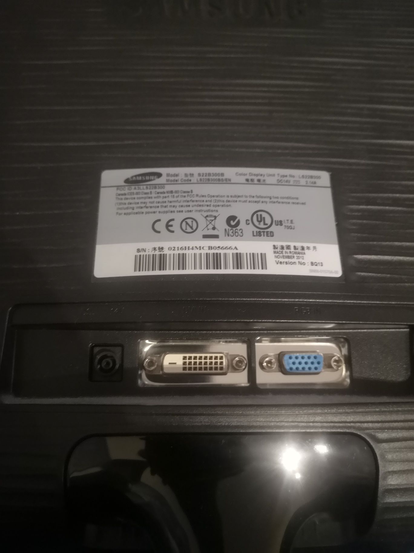 Monitor Samsung 22 cale S22B300B