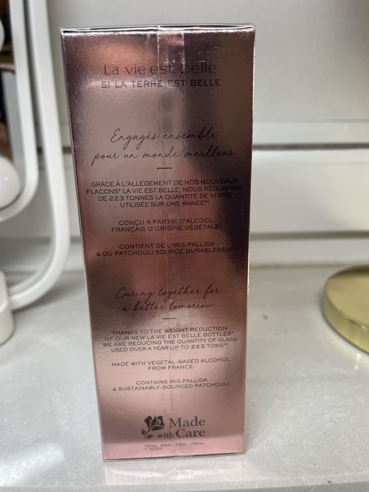 La Vie Est Belle Lancome perfumy 100 ml Notino faktura nowe oryginalne