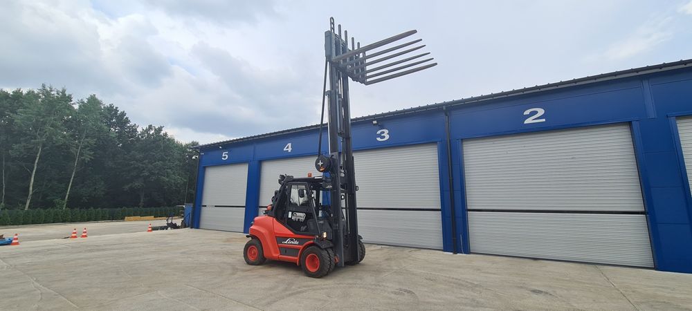 Wózek LINDE H80/900 H100 H70 TRIPLEX  pozycjoner paletyzer 8t 6,1m