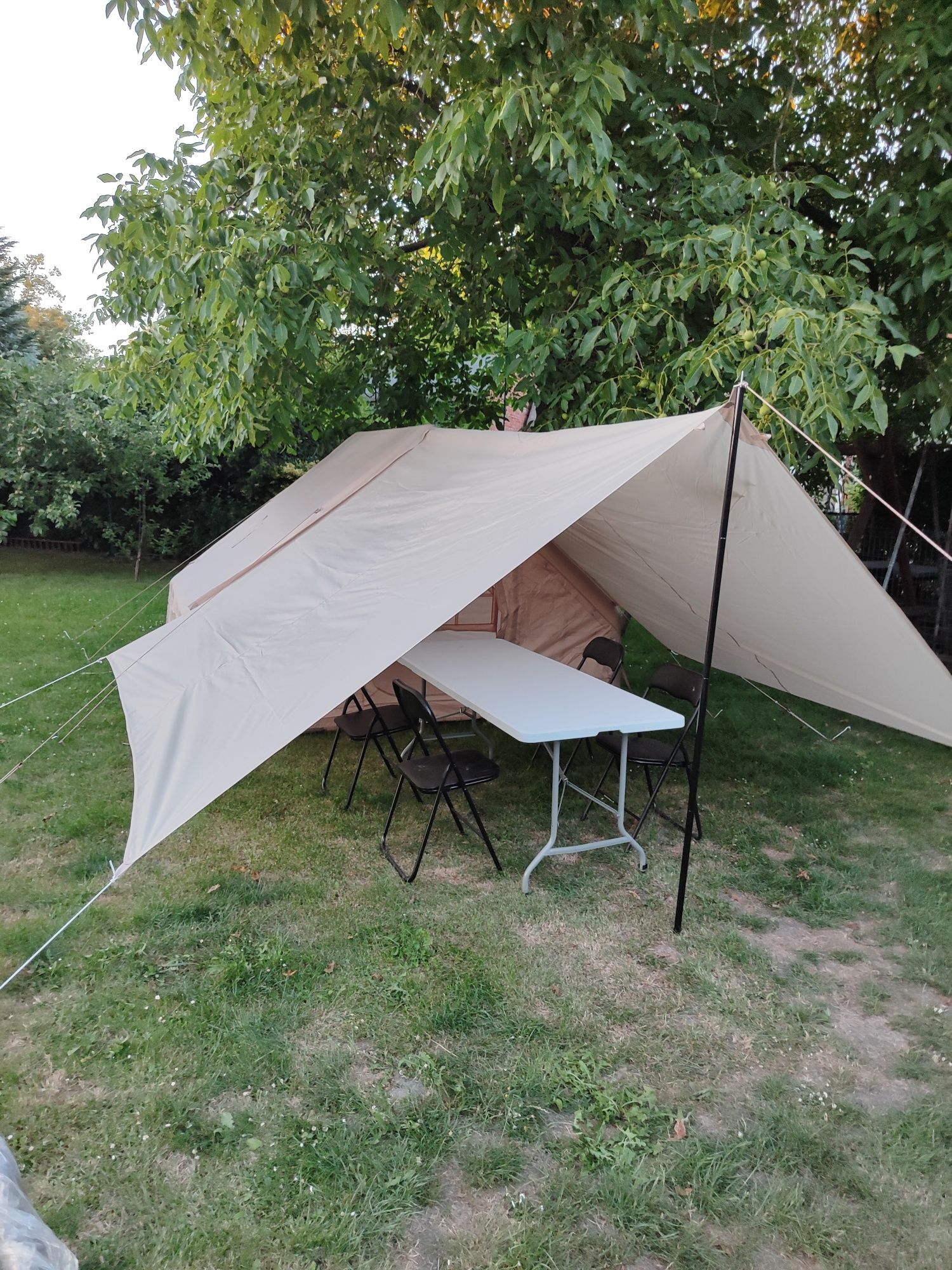 Namiot dmuchany 2x3 m + przedsionek 4x3 m