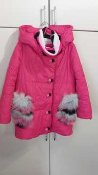 Куртка зимняя на девочку рост 158-164