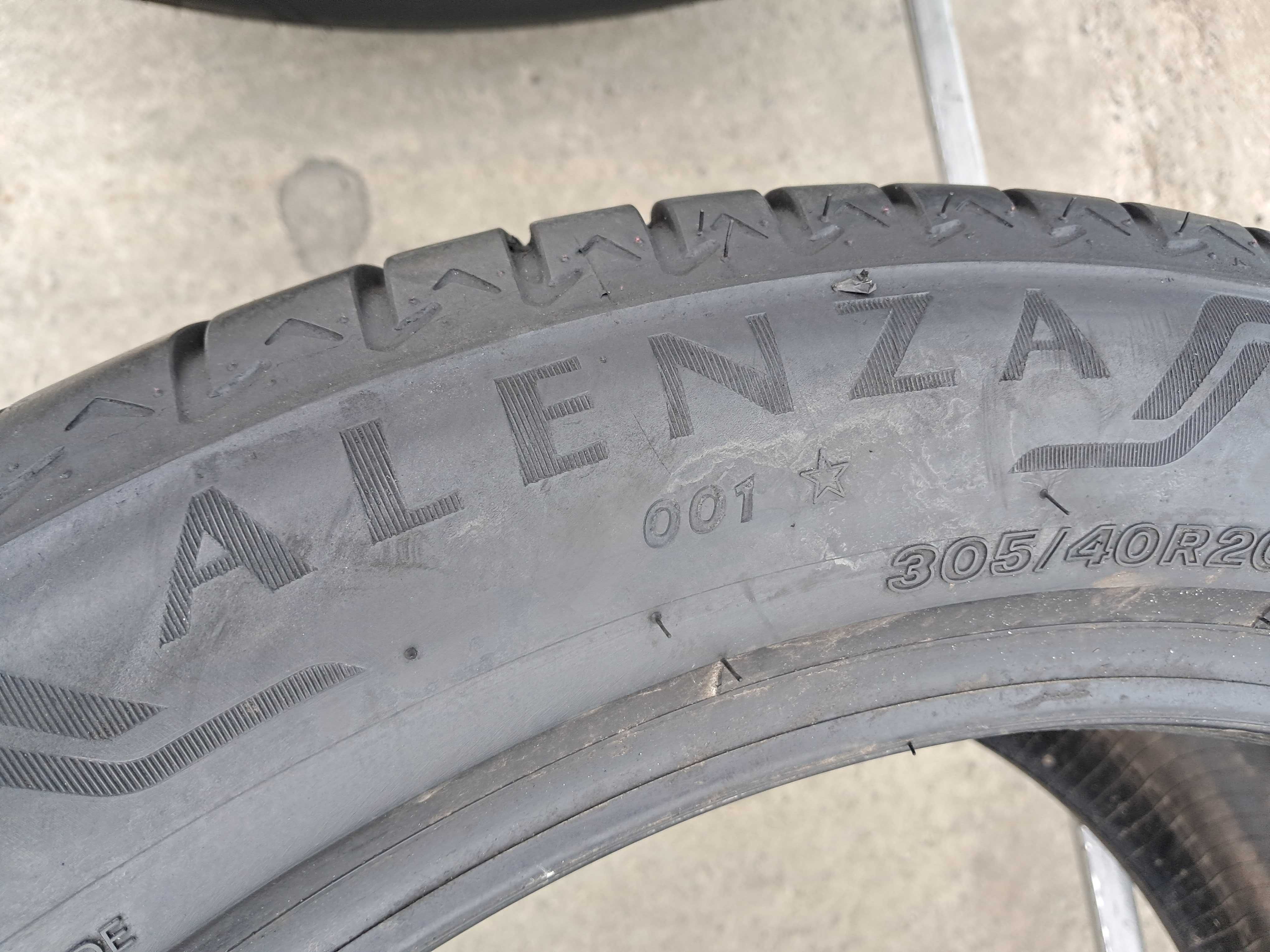 Резина літо 85% протектор Bridgestone 305/40 R20 Alenza 001 Runflat