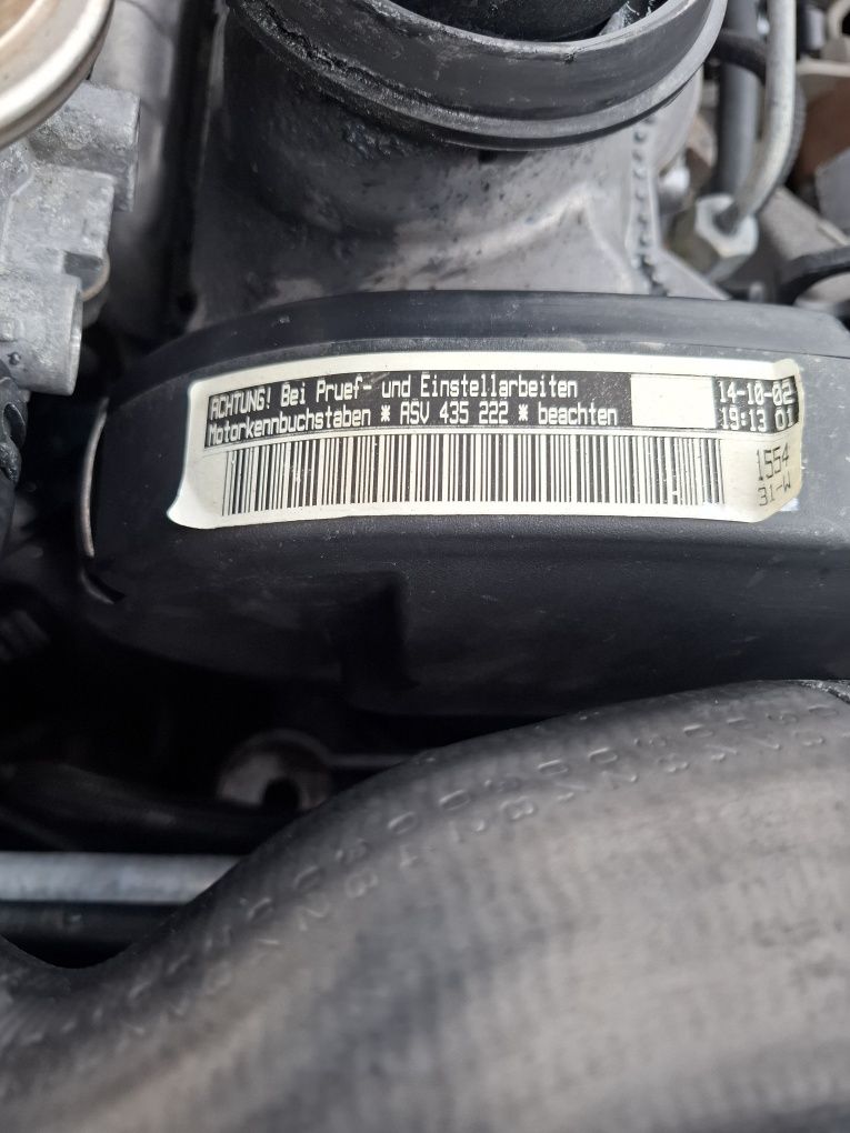 Audi Seat Skoda VW 1,9 TDI Silnik Kompletny ASV