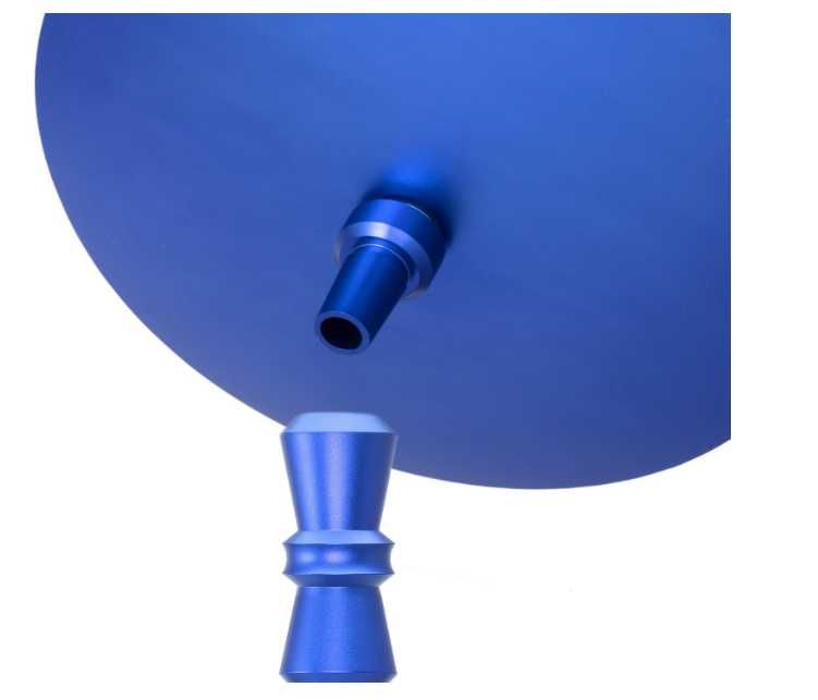 DILAW Shisha 93 cm Aluminium + Stal Łapacz Melasy Wąż-niebieska