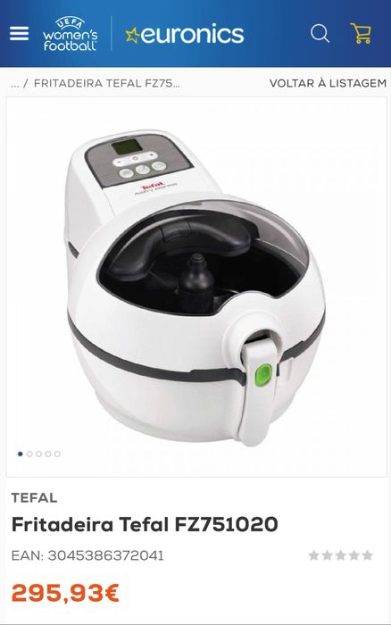 Air Fryer/ Fritadeira sem óleo Actifry Tefal