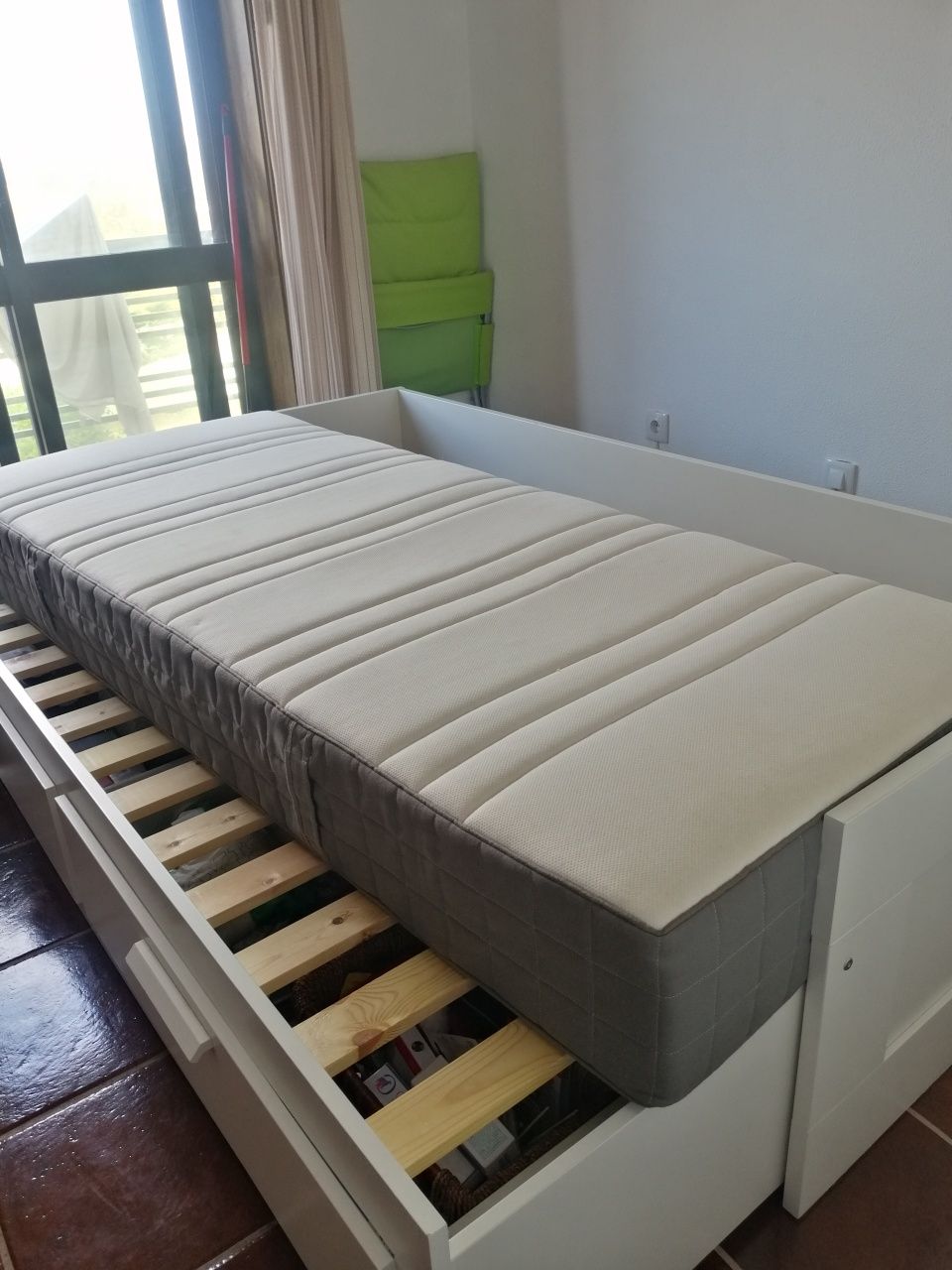 Cama Brimnes com Colchão Hovag 200x80
80x200 Ikea