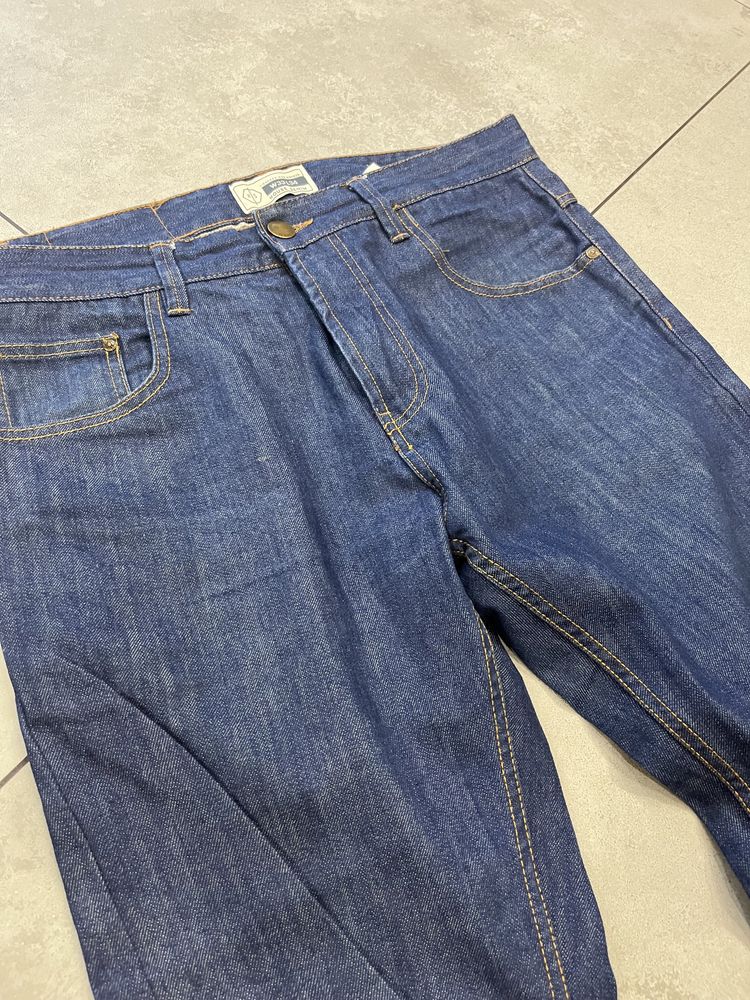 Spodnie jeans meskie grantowe house denim 33/34