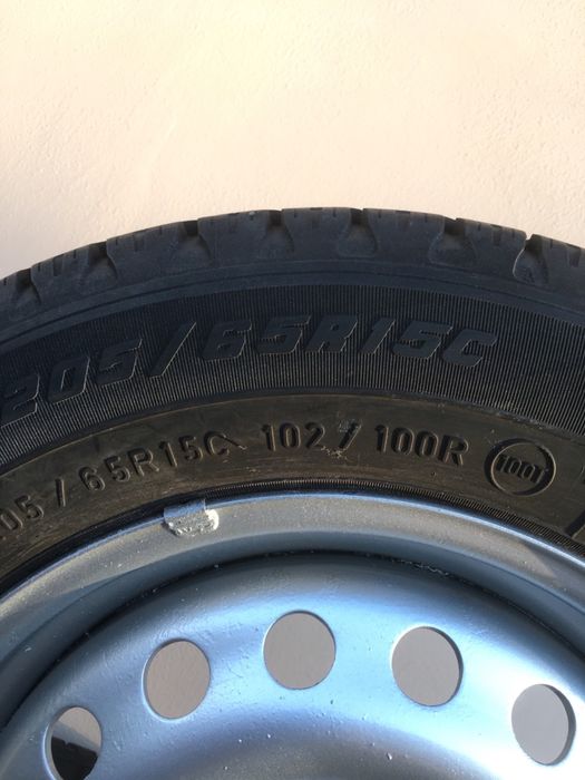 Диск з резиною на T4 5x112 R15 ET55 6Jx15H2 Резина Goodyear 205/65R15C