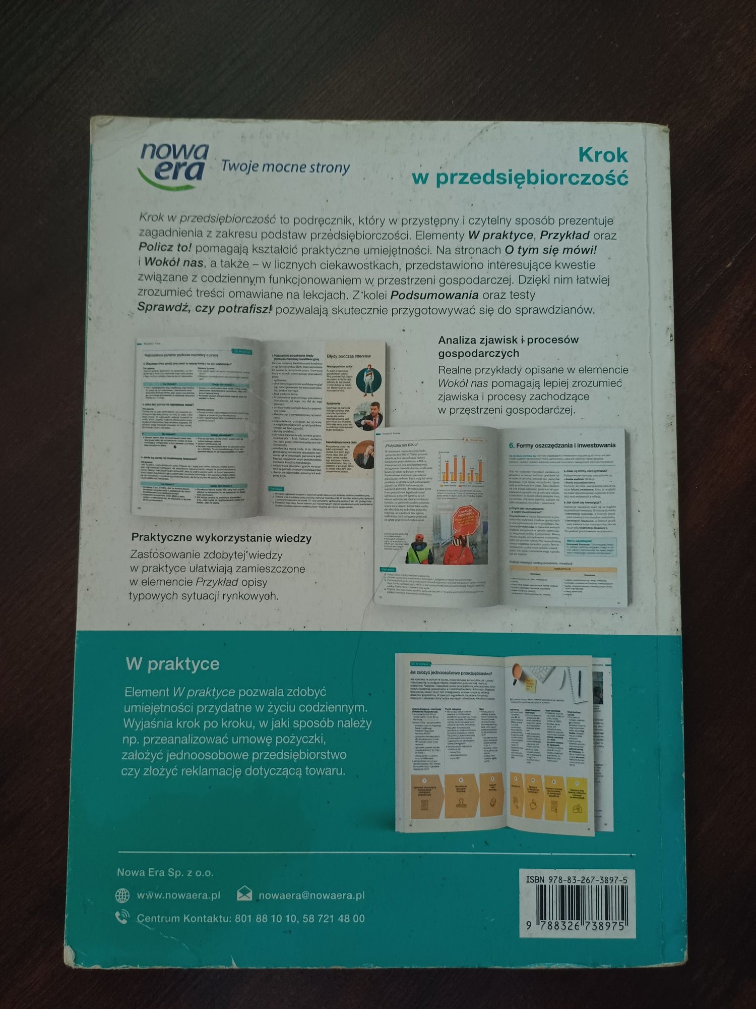 Krok w przedsiębiorczość Podręcznik zakres podstawowy