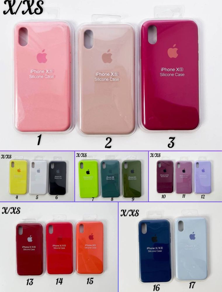 Чехол iPhone XR Xs X чохол silicon case айфон