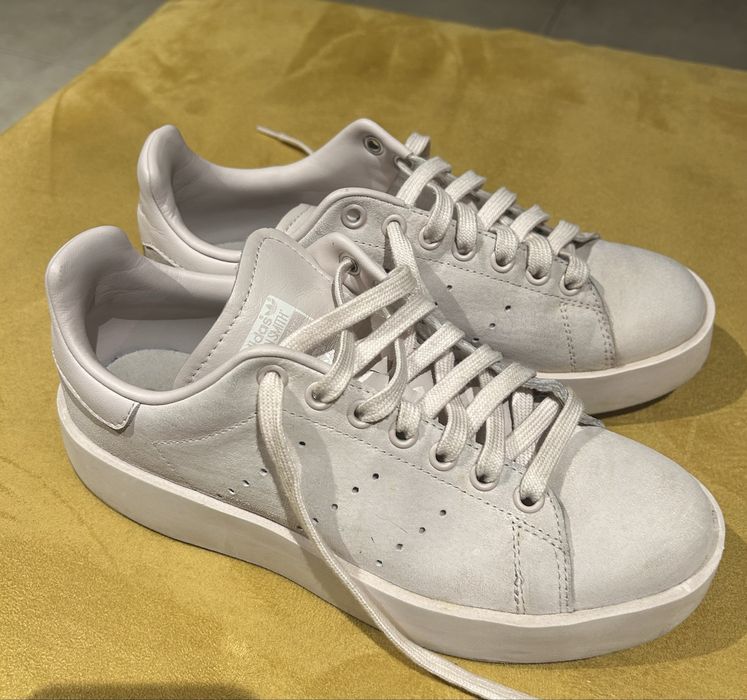 Buty Adidas Stan Smith, biały róż