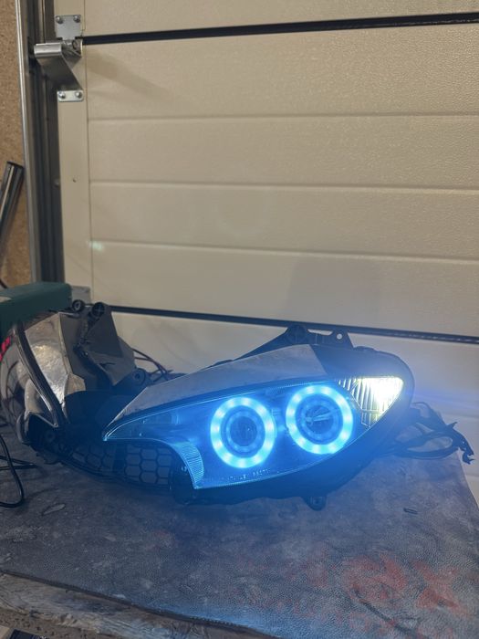 YAMAHA RGB R6 reflektor przedni lampa przednia drl led cotton