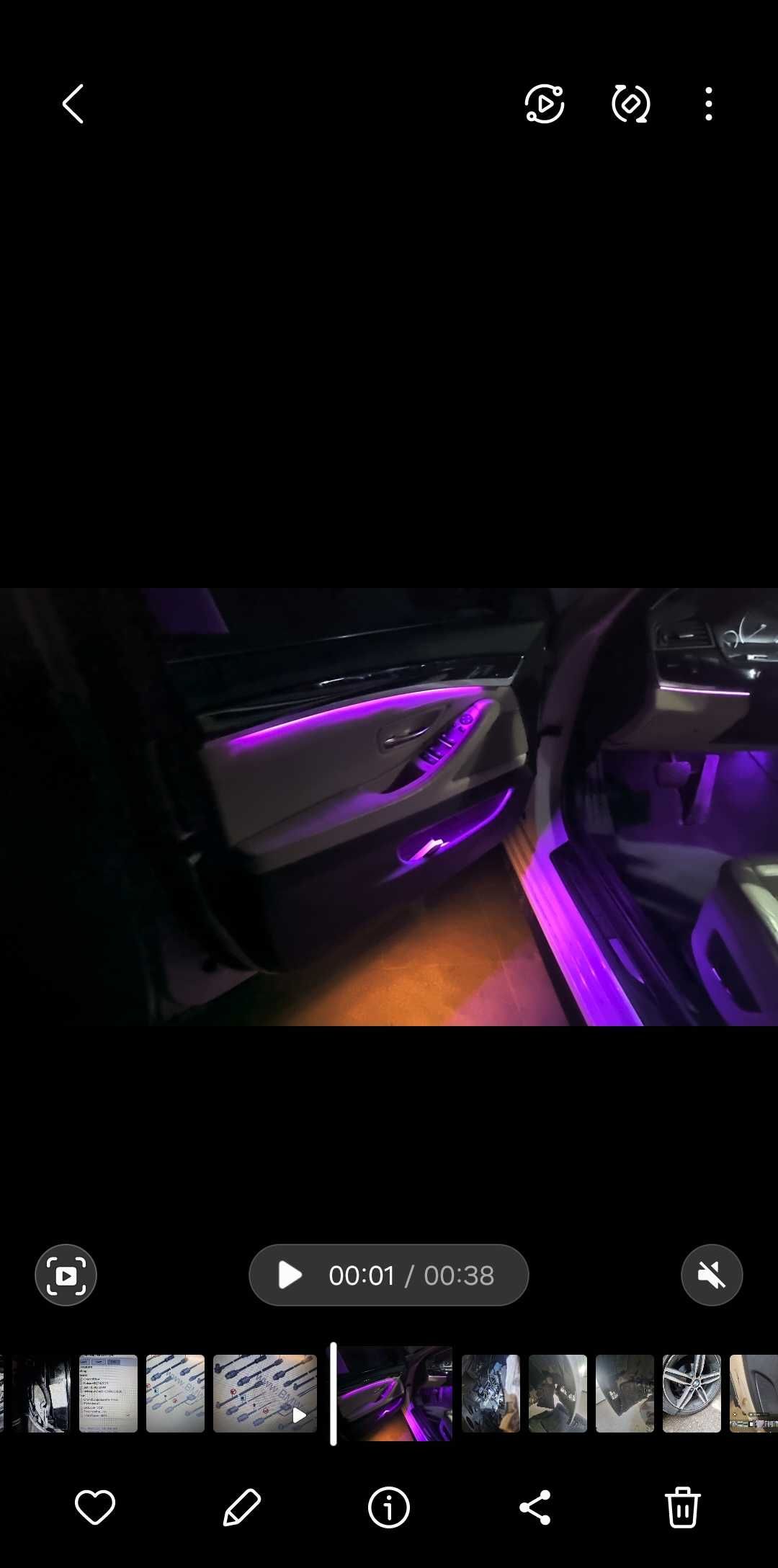 Bmw F10 F11 pakiet Ambient.