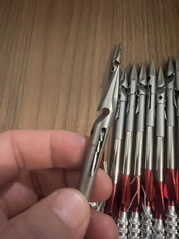 Proca nowa wędkarska metalowa strzały do procy bełty