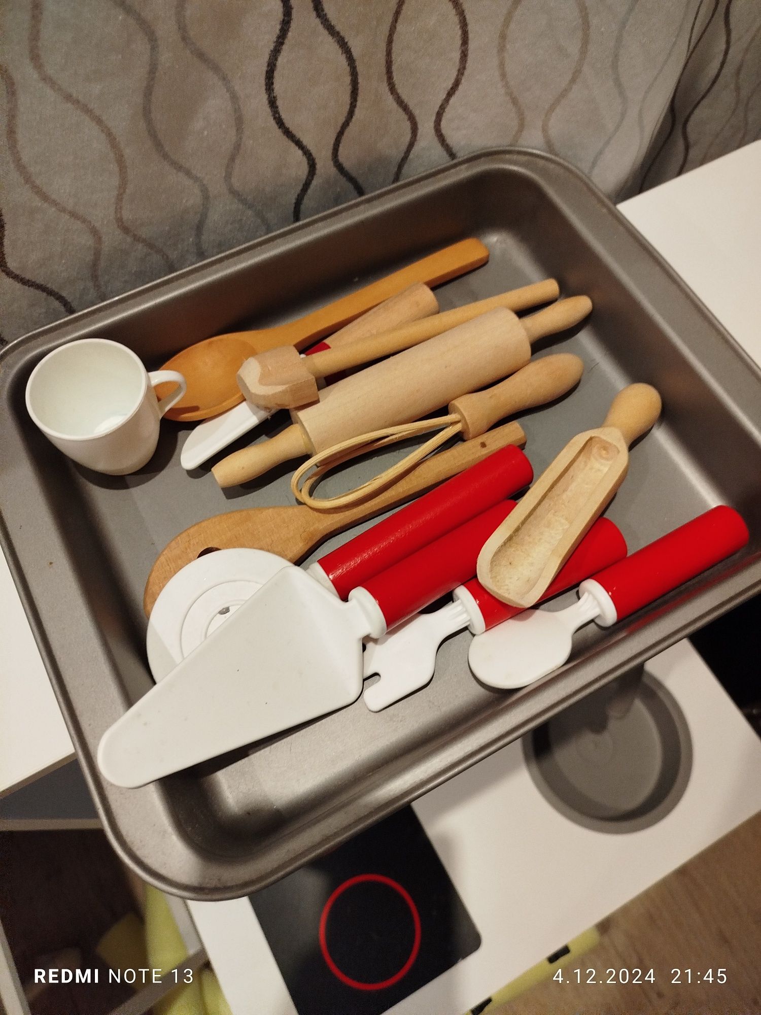 Kuchnia drewniana dla dzieci IKEA gratisy akcesoria