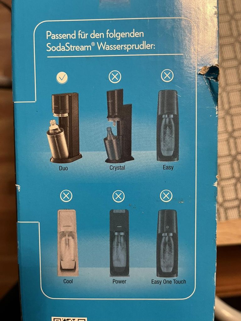 Butelki szklane do Sodastream duo