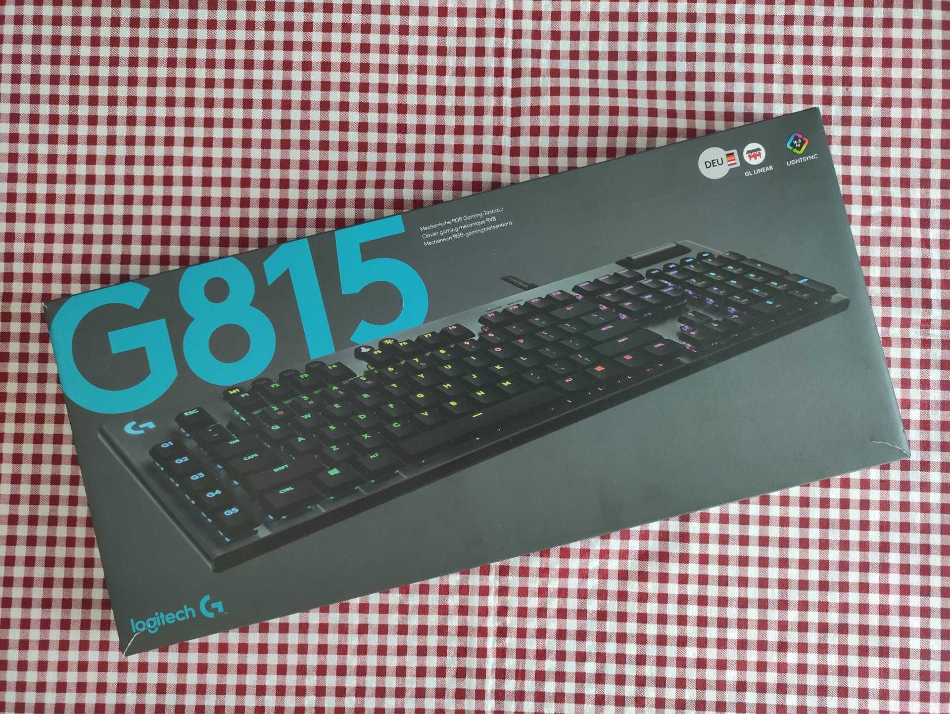 Новая механическая клавиатура Logitech G815 Gaming GL Linear RGB