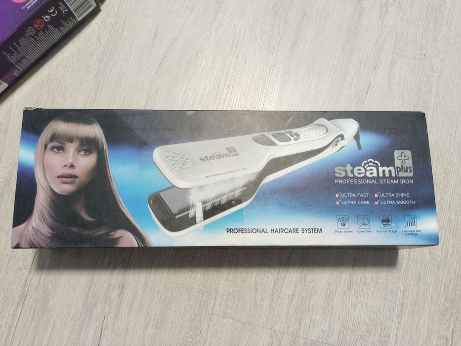 паровий утюжок професійний стайлер Steam Plus