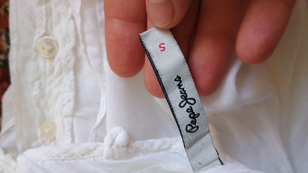 Elegancka biała bluzka Pepe Jeans S/M