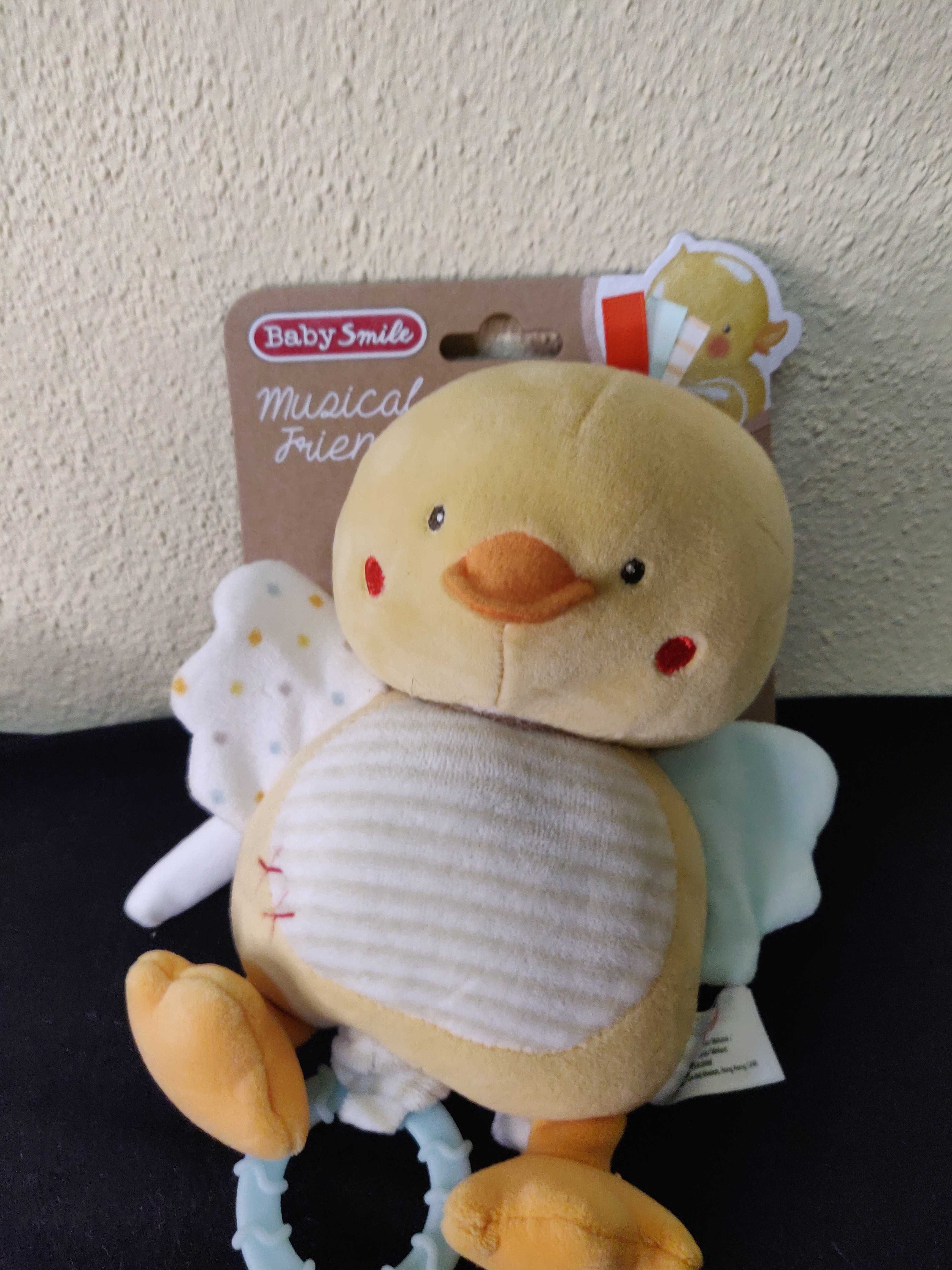 BabySmile Peluche Patinho Para berço - 0m+ - Novo