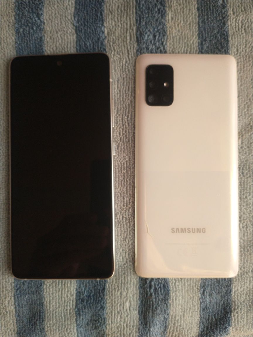 Samsung A51 A516 дисплей модуль оргінал нижня системна плата запчасти