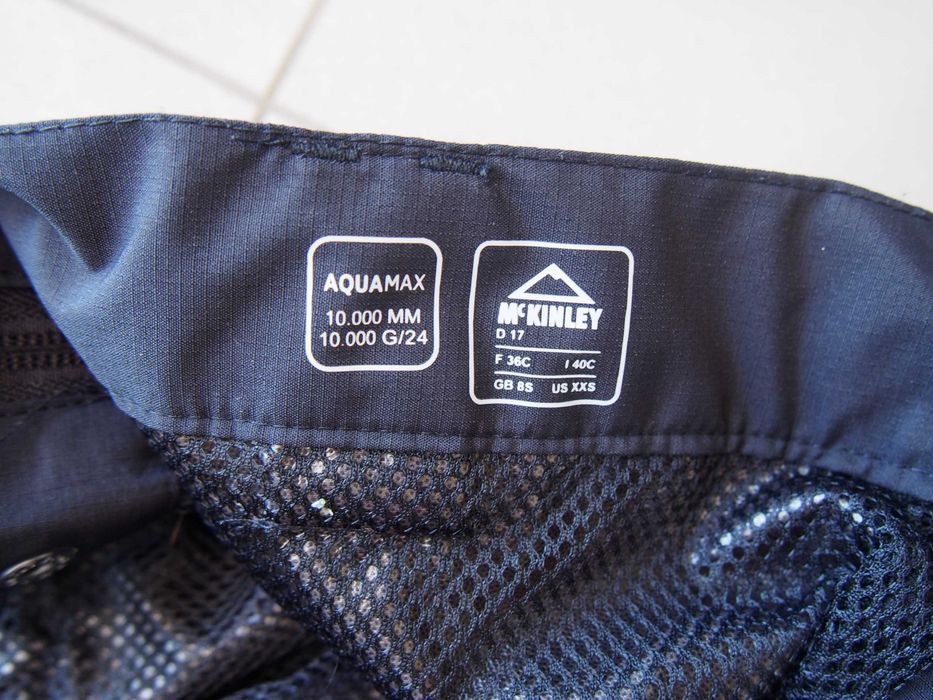 Spodnie trekkingowe przeciwdeszczowe 158 164 cm mckinley