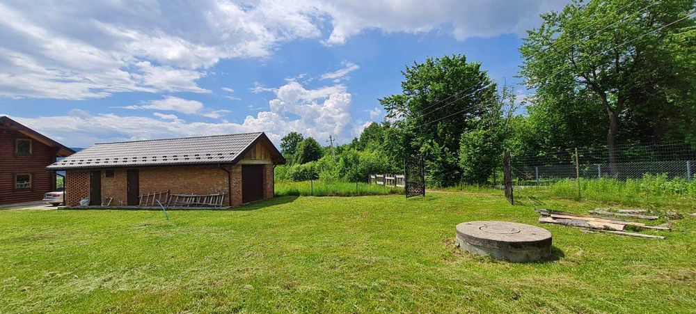 Дім в карпатах.Зруб комплекс + баня.гараж
