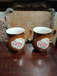Grandes Canecas Companhia das Índias Qianlong
séc. XVIII 16 cm