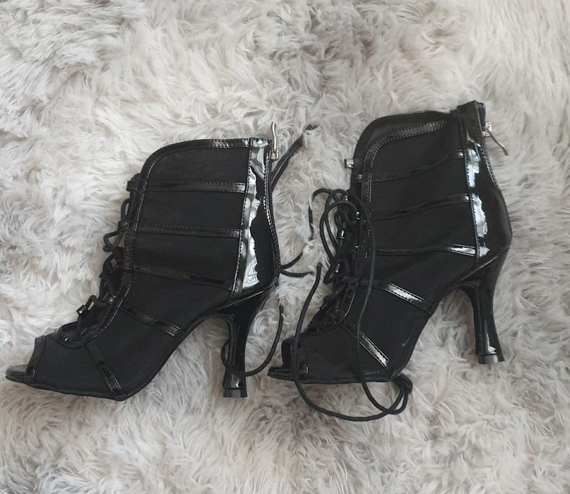 Buty, botki taneczne czarne rozmiar  36