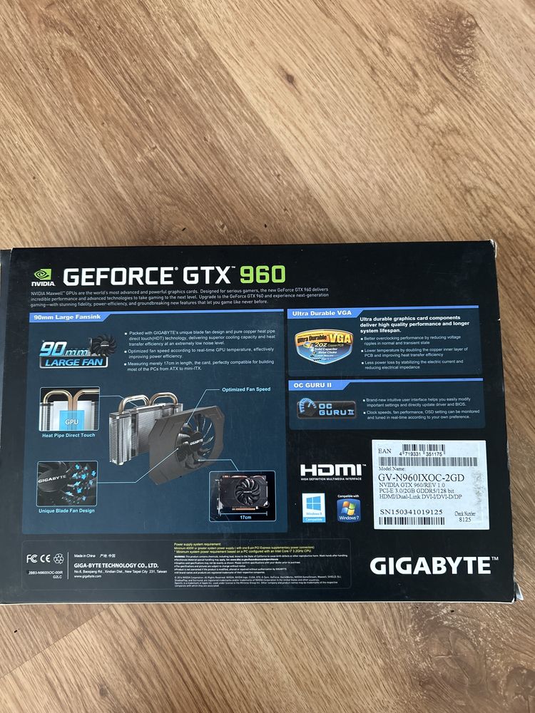 Karta graficzna Geforce GTX 960