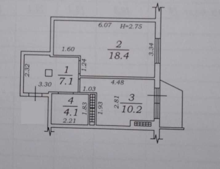 1-ком квартира ШАРА, без комиссии для покупателя!