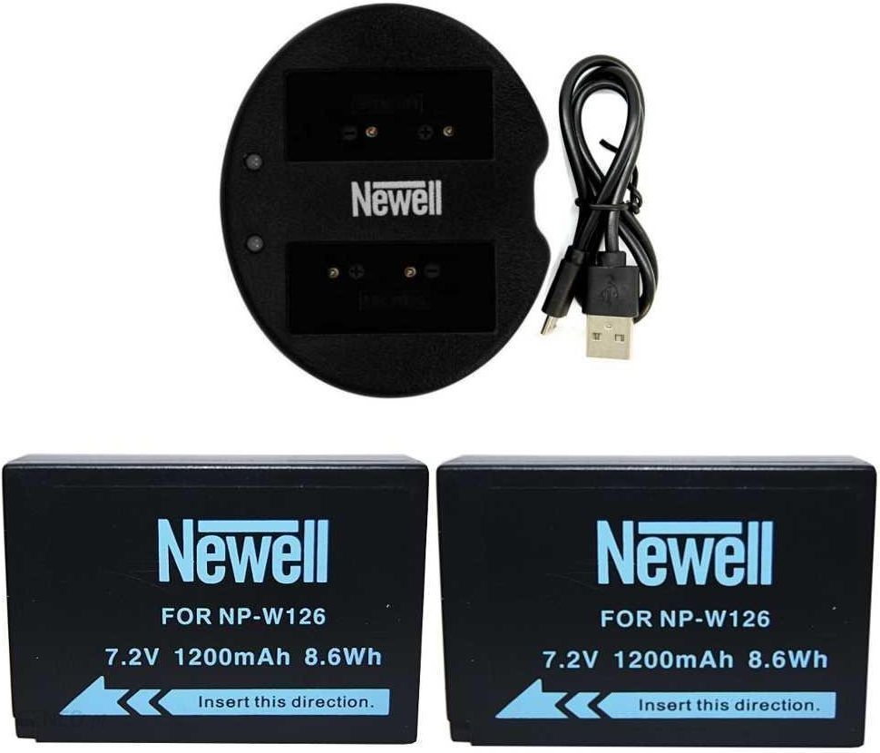 Подвійний зарядний пристрій Newell DL-USB-C для NP-W126. Гар.40міс.