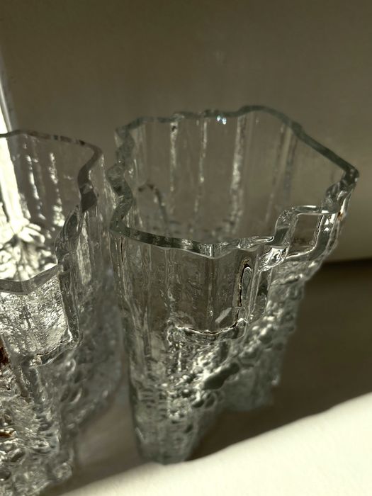 Wazon szkło strukturalnego „Pinus” Tapio Wirkkala iittala, Finland 70s