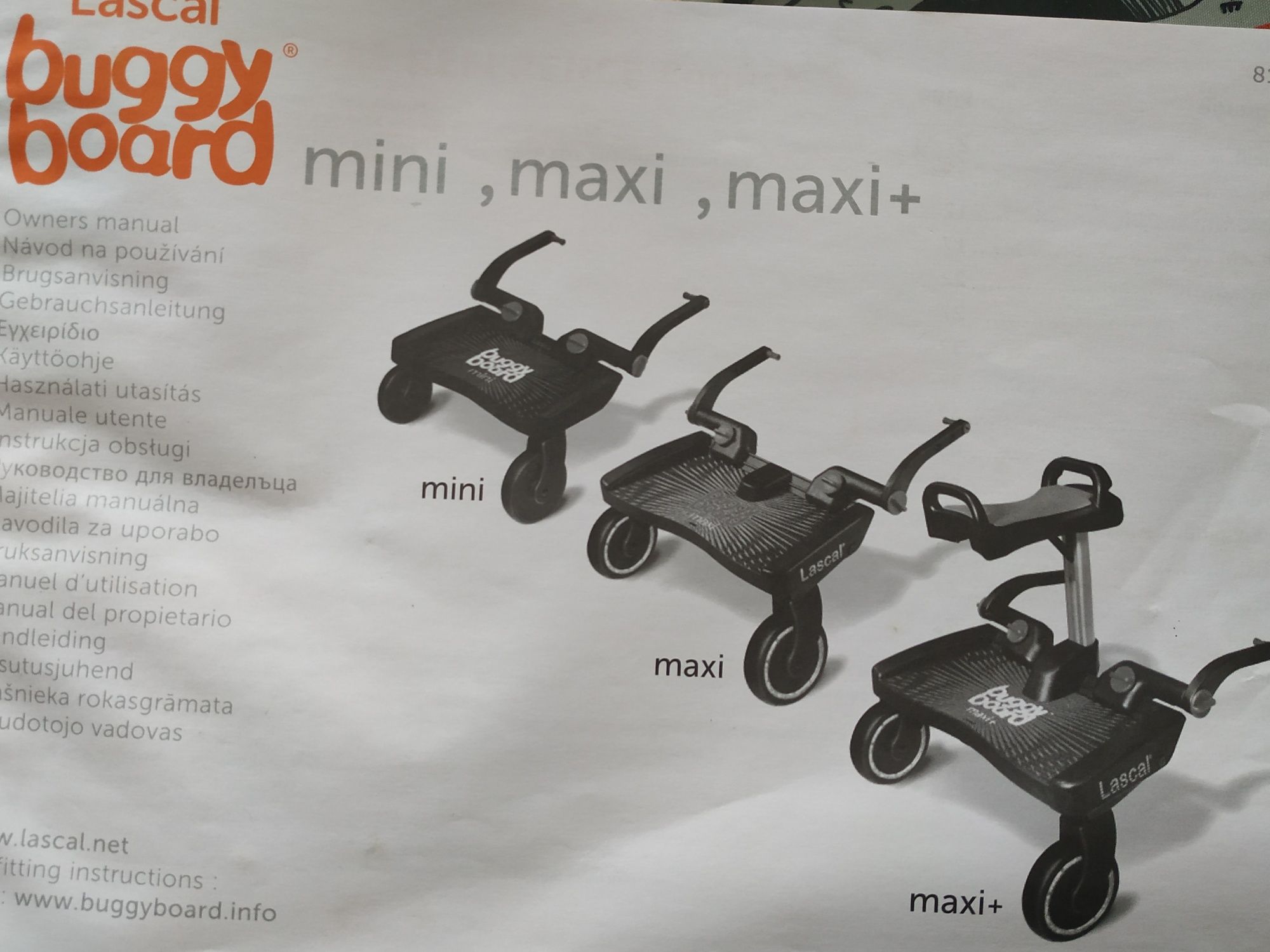 Lascal buggy board mini como novo