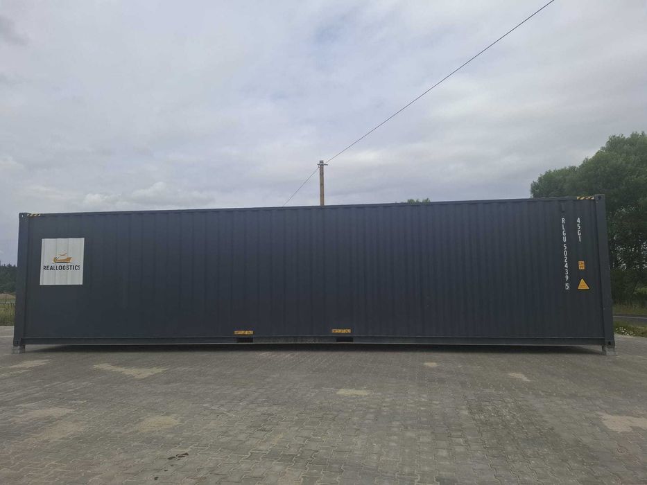Kontener morski 40 HC   one way 2025   magazyn Antracytowy