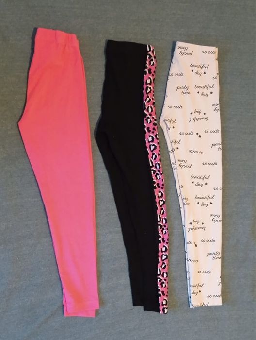 Legginsy 3 sztuki - r.116